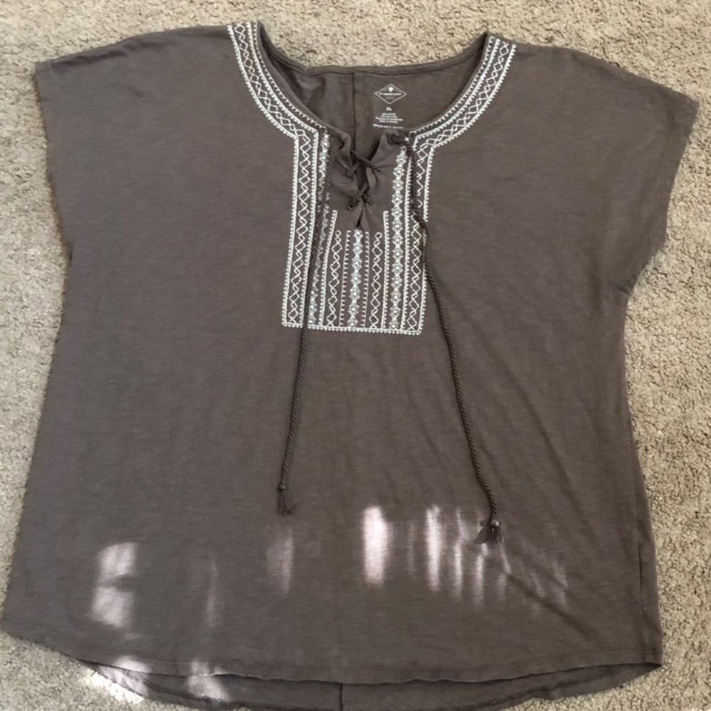 Light brown top